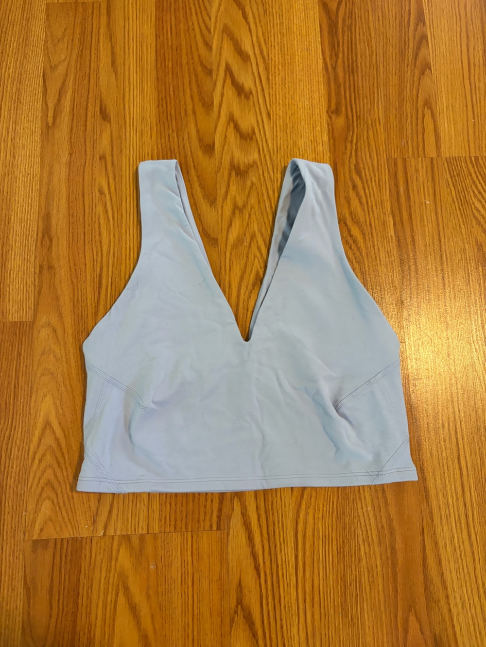 FP Movement by Free People Powder Blue V-Neck Crop Tank